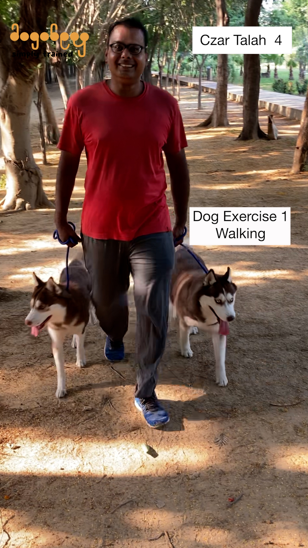Czar & Talah - Dog Exercise Walking